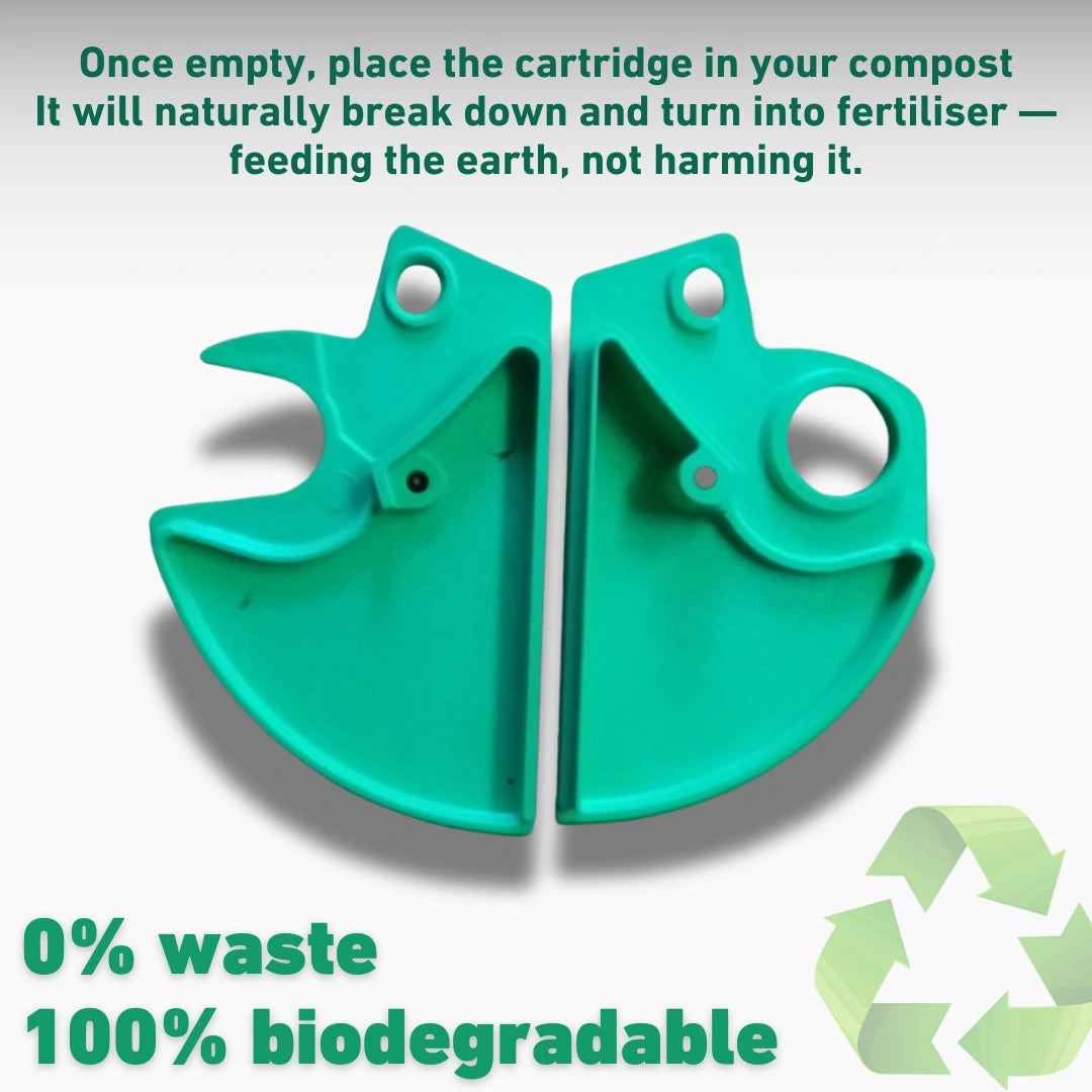 Disinfectant cartridge for pruning shears