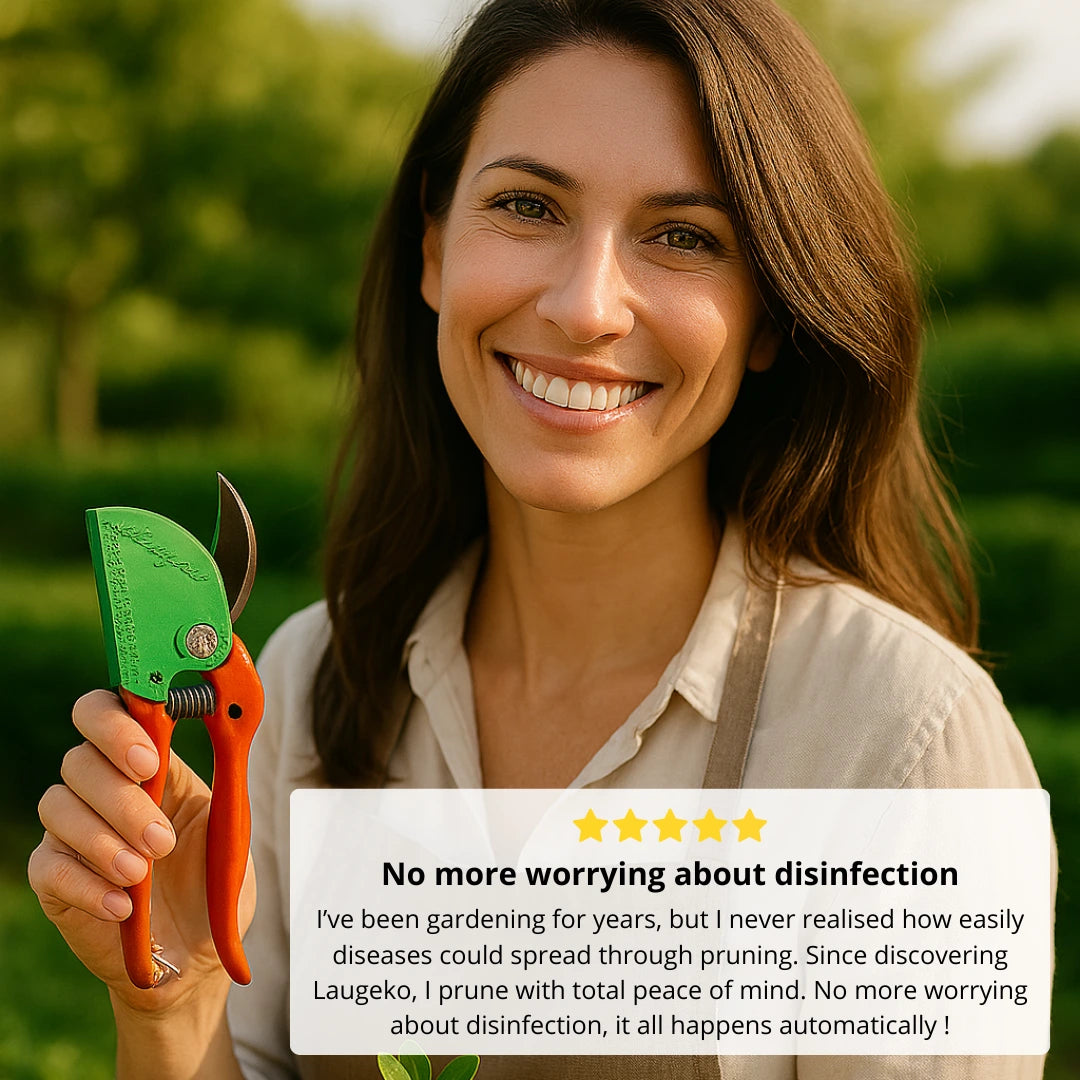 Disinfectant cartridge for pruning shears